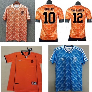 Camisa De Futebol 1988 Retrô Holanda Gulitefan Basten 1998
