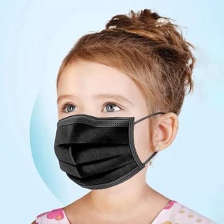 Mascaras Descartavel Infantil Tripla Camada Tnt C/ Filtro Meltblown Kit 50 unidades