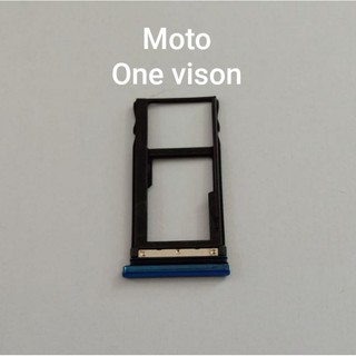 gaveta do chip para moto one vision cor azul novo