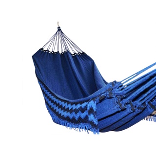 Rede De Descanso Dormir Casal Azul Qualidade Lojao têxtil