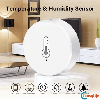 Tuya ZigBee Wifi Sensor de temperatura e umidade trabalho com Alexa e Google Home cosylife (1)