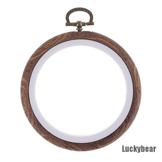 [Luckybear] Bastidor para Bordados de Plástico 10cm / Aro para Bordados em Ponto de Cruz DIY / Ferramentas de Costura (1)