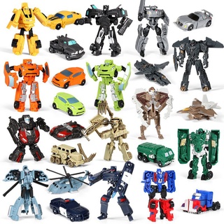 Paradises Mini Robôs / Brinquedo Transformer / Optimus Prime / Megatron / Carro Infantil / Figuras De Ação Diy