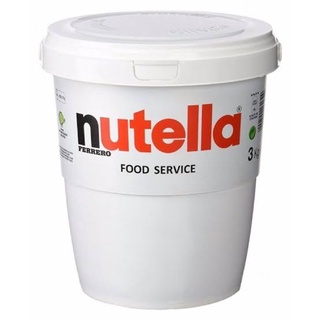 Nutella 3kg Balde Gigante Original Tamanho Food Service Para Confeitaria Lanchonete Açaí