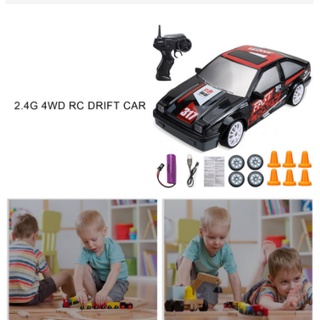 MINI carrinhos de controle remoto 1: 24 Escala 4WD 2.4G off road Drift brinquedos (8)