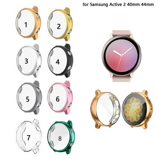 Capa Tpu Protetor De Tela Para Samsung Galaxy Watch Active 2 40mm 44mm (1)
