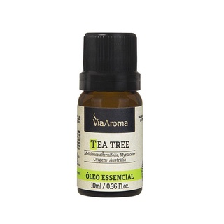 Óleo Essencial Tea Tree (Malaleuca) 10ml Via Aroma para Aromaterapia