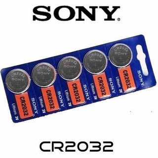 Bateria Sony Lithium Cr2032 3v Cartela C/ 5 Unidades