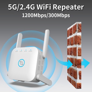Wi-Fi Repetidor Antenas 4 Amplificador De Sinal 1200 Mbps Sem Fio De Longo Alcance Extender 5G 2.4G 802.11N/B/G Acesso Ponto