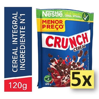 Kit 5 Nestle Cereal Matinal Crunch 120g