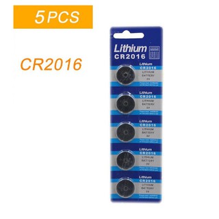 Pilha Bateria Lithium Moeda Cr2016 3v 5 unidadess