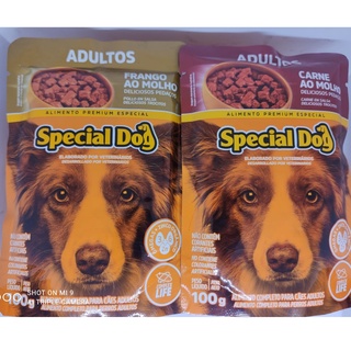 Sache Special Dog misto adulto frango/carne 100g com 10 unidades