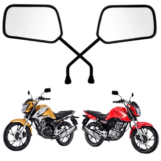 Espelho Retrovisor GVS Par Moto Modelo original Honda Cg / Titan / Fan 125 150 160