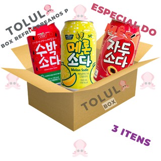 Box Kit Refrigerantes Coreanos Orientais Tam. P Especial Melon Soda Asia Tolula Box (1)