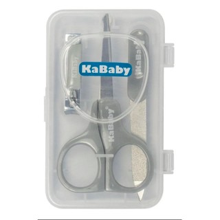 Kit Cuidados Do Bebê Estojo Manicure Tesoura Lixa E Cortador