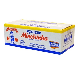 Paçoca Rolha Mineirinha - Paçoquinha Amendoim - 100un - Pacoca Pacoquinha