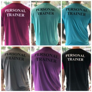 kit 3 Camisetas Personal Trainer Dry Fit poliamida poliéster furadinha academia esporte professor instrutor