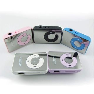 Mini Mirror Clip USB Digital Mp3 Music Player Cartão M0S5 F6X7 Novo ~ Apoio TF I3T8 (2)