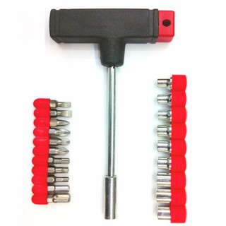 kit ferramenta Findamaze 21-em-1 multi-função t-tipo chave de fenda kit de reparo/ferramenta de reparo de automóveis conjunto de chave de soquete/conjunto de ferramentas de ferragem em casa