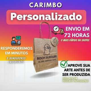 Carimbo Personalizado ideal para embalagens Logos / Qualquer tipo de personalização (1)