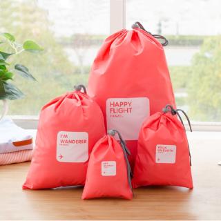 Tarp nylon drawstring bag to store 4 pieces/set (8)