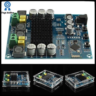 120wx2 Amplificador Digital Bt 4.0 Receptor De Áudio Acrílico Case Diy (5)