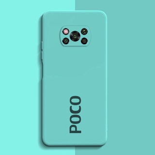 Capa Flexível De Borracha De Silicone Líquido Nfc Anti-Impacto Para Xiaomi Poco X3 Pro poco x3 NFC GT 5G
