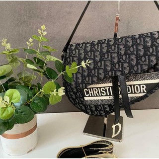 Bolsa Saddle Bag Floral Christian Dior