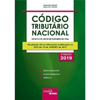 MINI CÓDIGOS - PROCESSO CIVIL - CODIGO TRIBUTARIO - Edição 2018/2019 - editora. EDIPRO - Autor Jair Lot Vieira (2)