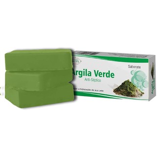 Sabonete Anti-Séptico Argila Verde 90g - Lianda