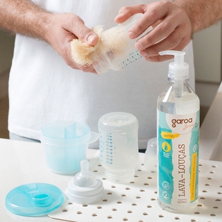 Lava Louças Garoa Sense 600ml - Detergente Hipoalergênico - Ideal para limpeza de utensílios de bebês (3)