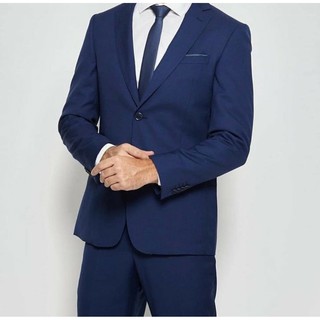 Terno Azul Marinho Oxford Premium- (palitó+calça+cabide+capa Protetora) (1)