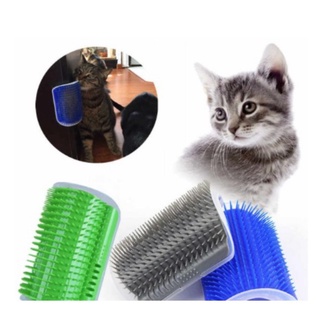 Escovadeira Escova Pet Tira Pelos Gato Catnip Parede Massagem Brinquedo Coçador (4)
