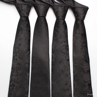 【MABB】Terno de negócios gravata masculina preta 8cm profissional gravata de mão de cor sólida