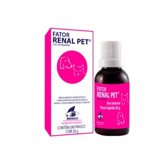 Medicamento Fator Renal Pet para Caes e Gatos Arenales 26g