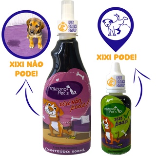 Educador Sanitário Para Cães Kit Xixi Não Pode 500mL + Xixi Pode 30mL Promoção