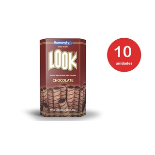 Kit C/10 Wafer Look 55g Chocolate