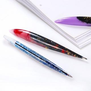 CLO 5 Pcs DIY Crafts Crystal Epoxy Resin Mold Ballpoint Pen Casting Silicone Mould (5)