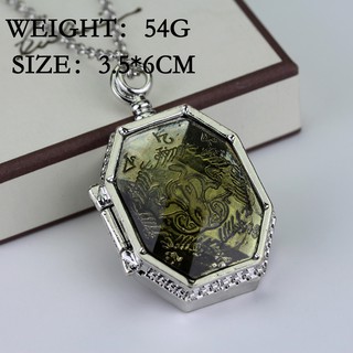 Harry Potter Pequeno Horcrux Caixa Colar Sonserina Pingente Medalh O (6)