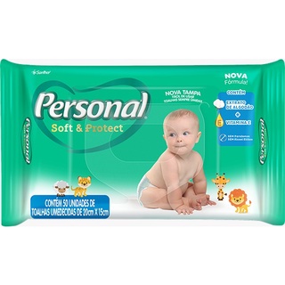Toalha Umedecida Personal - Soft & Protect