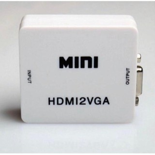 mini adaptador hdmi2vga conversor para audio e video