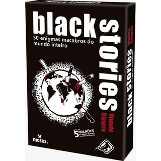 Black Stories: Mundo Bizarro Jogo de Cartas Galápagos - Produto Brasileiro
