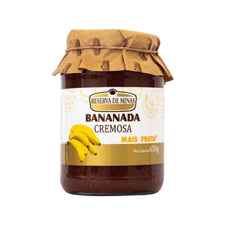 Bananada cremosa Reserva de Minas 650 gramas