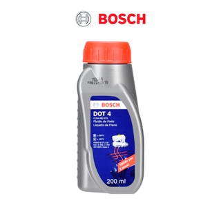 Fluído óleo de Freio Dot 4 200 mL Bosch para moto honda titan fan 150 e 160