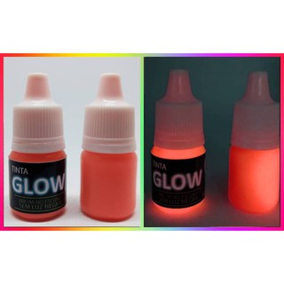 Tinta Glow Corion 5ml C/ Aplicador Brilha No Escuro Sem Luz Negra. Luminosa. Fotoluminescente. (3)