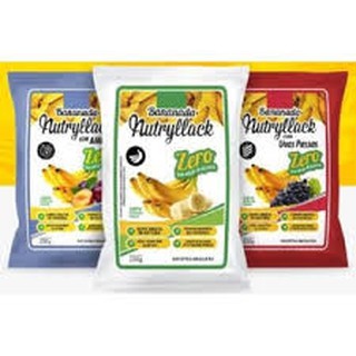 Kit 3 unidades Doce de Banana\Bananada Nutryllack sabores com 30 unidades Sem Açúcar - Diet - Bananada Mariola 100% natural sem adição de açúcar.