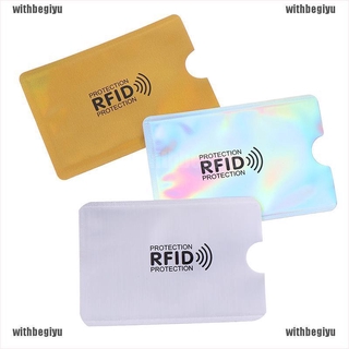 (Iyu) 10 Pçs Protetor De Cartão De Crédito Rfid Bloqueio De Identificação (3)