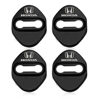 4pcs Car Door Lock Cover Stainless Steel Car-Styling Accessories Decoration Protecting Sticker For HONDA Accord FIT CITY CRV