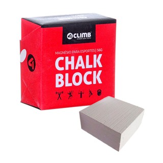 Magnésio em Bloco Carbonato De Magnésio Chalk Block 56g Crossfit Calistenia