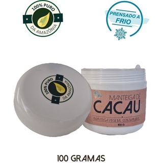 Manteiga De Cacau 100% Pura Da Amazônia / 100g